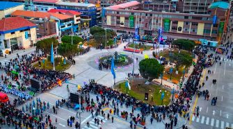 Contraloría alerta deficiencias en obra de la Plaza de Armas de Juliaca