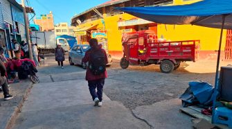Comerciantes del mercado Bellavista