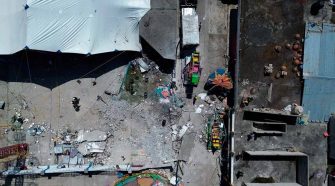 Explosión de pirotecnia