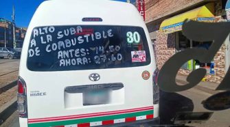 rechazan el incremento del pasaje